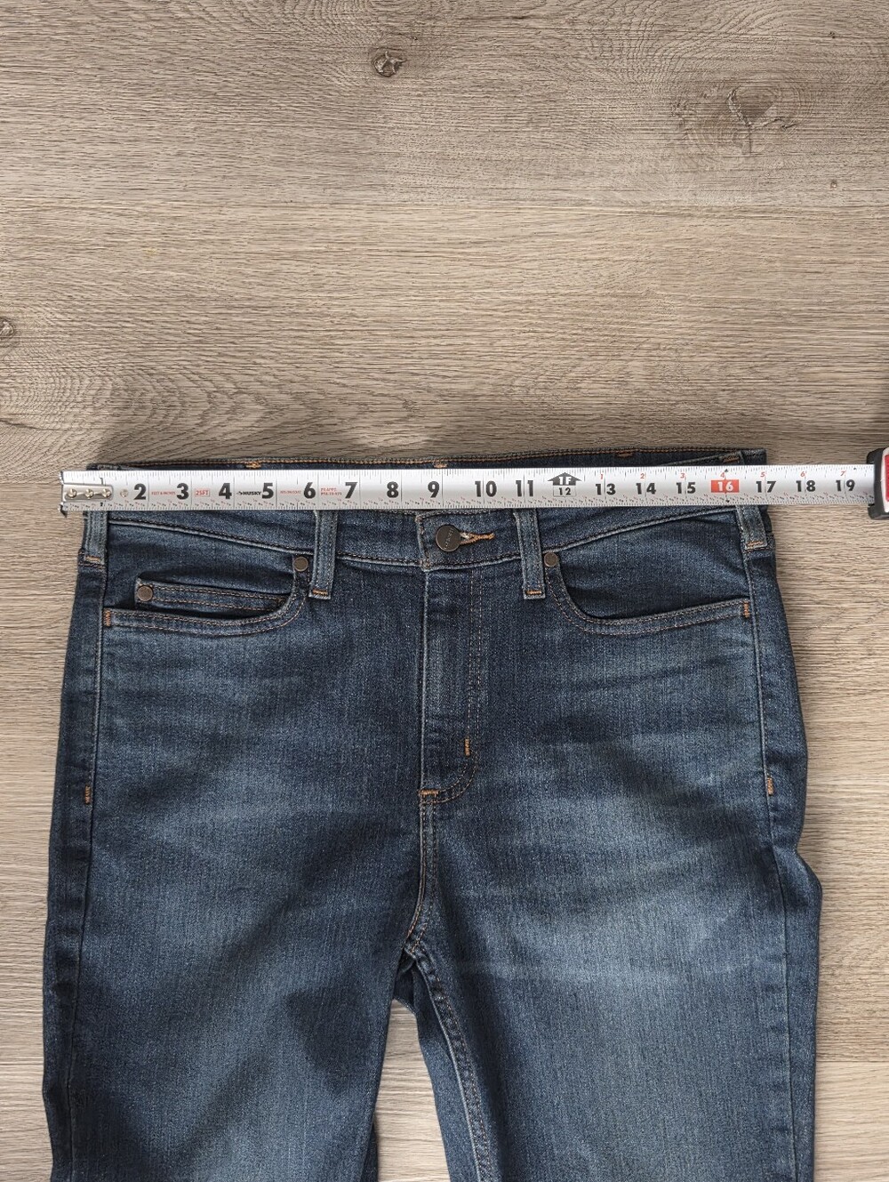 Carhartt Jeans Womens Rugged Flex Slim Fit Denim BD4976-W Size 12 Tall NEW NWT - Picture 7 of 9